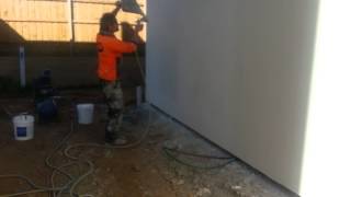 Flexitex SprayOn Render Application [upl. by Beasley]