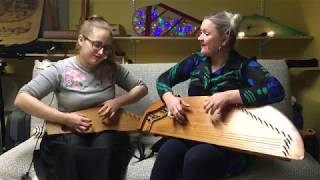 How to Play Finnish 11 String Kantele  plucking [upl. by Hose]