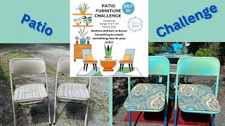 Patio Furniture Challenge Lets CREATE a Settee out of Junk PatioFurnitureChallenge [upl. by Essej299]