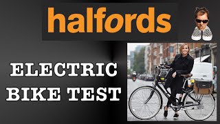 Halfords Electric bike Test Pendleton Somerby Bicycle review Ebike [upl. by Notirb]