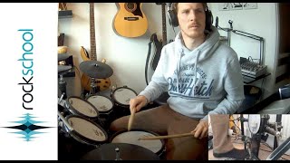 Relegation Riddim Rockschool Grade 2 Drums [upl. by Oruam]