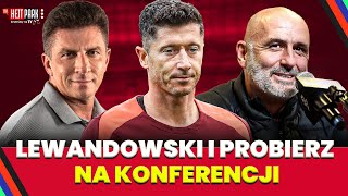 LEWANDOWSKI I PROBIERZ NA KONFERENCJI KADRY BOREK I GOŚCIE KOMENTUJĄ  HEJT PARK JESTEŚMY NA TY [upl. by Llertnauq]