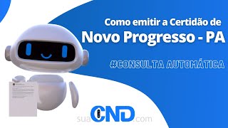 Como emitir a certidão negativa municipal de Novo Progresso em apenas 1 minuto [upl. by Alicsirp]