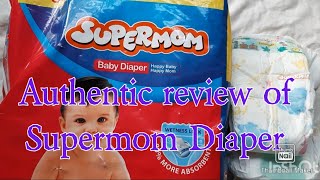 Review of Supermom Baby Diaperpros and cons [upl. by Oinegue356]