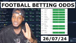 BEST Football Predictions for Today 2607  Expert Betting Tips amp Value Bets [upl. by Bradshaw676]