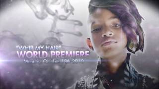 Official Willow Smith quotWhip My Hairquot Video Teaser  WillowSmithcom [upl. by Myk]