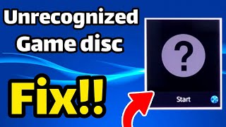 How to fix ps4 Unrecognized game disc at 2021 [upl. by Ardiedal]