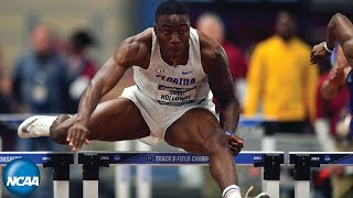 Grant Holloways record 60m hurdles at 2019 NCAA Indoor Track and Field Championship [upl. by Hairam]