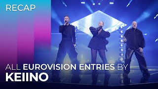 All Eurovision entries by KEiiNO  RECAP [upl. by Nyrehtac106]