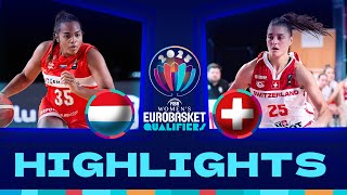 Luxembourg v Switzerland  Full Game Highlights  FIBA EuroBasketWomen 2025 Qualifiers [upl. by Ultun214]