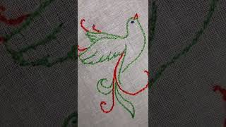 Bird Hand Embroidery Design [upl. by Dewayne746]