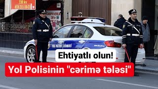 Vətəndaş polisi qaçmağa məcbur etdi  Yol Polisinin quotcərimə tələsiquot [upl. by Kutchins]