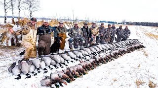 EPIC WHITE AFRAME FIELD DUCK HUNT 140 STACK [upl. by Llerrem589]