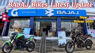 Bajaj Bikes price in nepal 2024  New Price Update [upl. by Annoled]