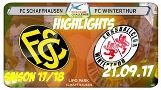 Fc Schaffhausen vs Fc Winterthur 210917 [upl. by Delfeena]