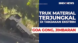 DetikDetik Truk Material Terjungkal di Tanjakan Ekstrim Wilayah Jimbaran  Sindo Siang 2707 [upl. by Ganny]