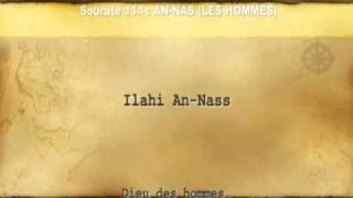 Sourate Annas 114 par Sheikh AlMenchaoui  PHONETIQUE [upl. by Arej]