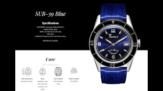 Squale Sub39 Blue [upl. by Colleen]