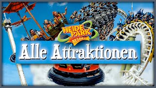 Alle Attraktionen des Heide Park Resorts 2022 [upl. by Ariahaj]