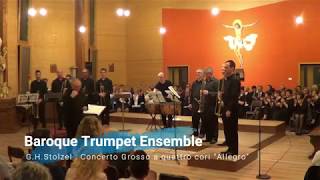 Baroque Trumpet Ensemble SantAgostino Ferrara Italy [upl. by Body608]