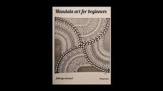 How to draw mandala artdoodle artstepbystep Easy mandala art for beginnerszentangleartdoodling [upl. by Alfonzo737]