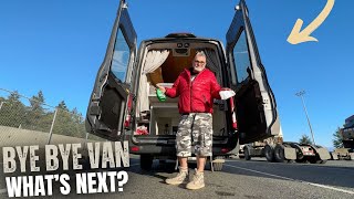 The End Of 3 Weeks In a Ford Transit Camper Van WHATS NEXT [upl. by Meagan]