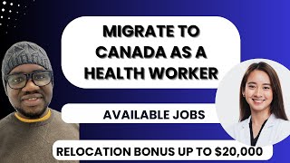 HEALTHCARE WORKER OPPORTUNITIES IN CANADA  FREE IMMIGRATION GUIDANCE  JOBS [upl. by Ennaillek]