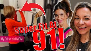 Trainer shares workout regimen of her superfit 91yrold mom [upl. by Inalan]