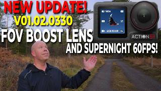 DJI Osmo Action 5 Pro’s Latest Firmware Update V01020330 – FOV Boost amp 60fps in SuperNight Mode [upl. by Htbazile]