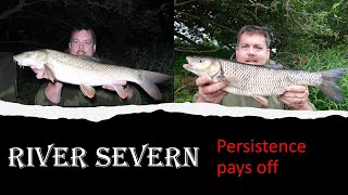 River Severn Barbel fishing 🎣 Persistence Pays Off [upl. by Madelene]