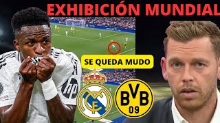 🚨 VINICIUS DEJA MUDO A JOTA JORDI CON SU HAT TRICK AL BORUSIA DORMUNT REMONTADA EPICA DEL MADRID [upl. by Winterbottom]