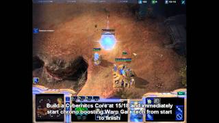 StarCraft 2 HD How To Korean 4 Warpgate All In [upl. by Jennilee]