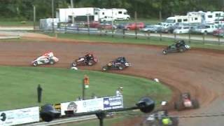 USAC Sprint Car Heat 4 from Bloomington Speedway 71709 [upl. by Wahl]