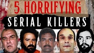 5 SERIAL KILLERS Compilation  Over an Hour Long [upl. by Gassman]