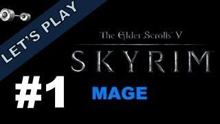 Lets Play Skyrim Storm Mage  Legendary  Part 1  A New Beginning [upl. by Dranik]