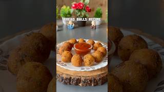 Trending recipe of crispy bread balls recipe shortsvideo recipe snacks potato bread [upl. by Narhet905]