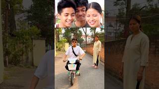 4 Wheeler Cycle 🤣🤣  Reacts  Aayush amp Abhay funny comedyvideo viral [upl. by Had]