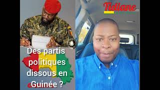 🚨 Dernière minute  Des partis politiques dissous en Guinée par le CNRD Attendons de voir la suite [upl. by Alexandro269]