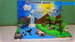 Como hacer un ECOSISTEMA MIXTO paso a paso  mixed ecosystem [upl. by Burg555]