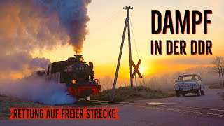 4K  Dampf in der DDR  Rettungsaktion auf freier Strecke [upl. by Alidis983]