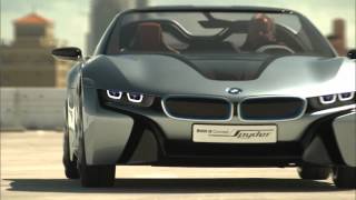 BMW i8 Spyder Concept Driving Footage [upl. by Hebrew712]