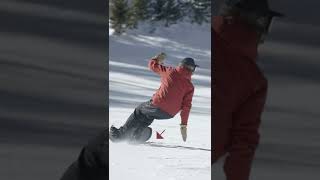 Heel Side Bottom Turn  Snowboard Tutorial [upl. by Eanrahc]