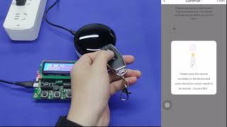 How to add RF 433Mhz remote control to QIACHIP Bluetooth gateway universal remote control TUYA Smart [upl. by Nibor]