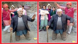 Differently abled Kanth Ram From Chingam Kishtwar Dancing on Dhol Been [upl. by Radborne924]