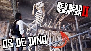 Red Dead Redemption 2  Ramasser tous les OS de Dinosaure [upl. by Akiehs]