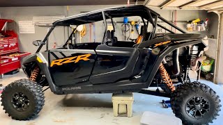 2024 Polaris RZR XP 4 Gilomen Fuel Mileage Clutch Install [upl. by Redman406]