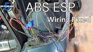 How to fix VW T5  ABS  ESP Wiring Fault 00287 Permanent FIX [upl. by Lukasz]