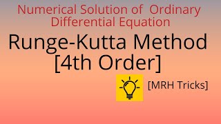 Numerical Methods  Runge Kutta MethodFourth Order  in Bangla numericalmethods numerical [upl. by Nahtannoj]