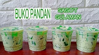 Buko Pandan Sagot Gulaman  How to Make Buko Pandan [upl. by Fougere]