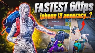 Fastest 60 Fps iPhone 13 Player 🔥2024 iphone 13 Performance🗿 [upl. by Aneer]